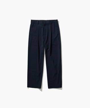 ATON HIGH TWIST WOOL | ワイドパンツ - UNISEX NAVY