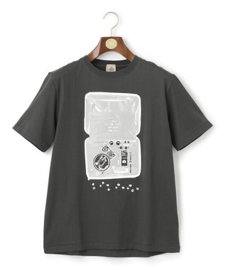 J.PRESS MEN 【WEB限定】グラフィック Tシャツ グレー系