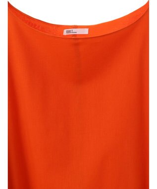 CRAFT STANDARD BOUTIQUE インド綿混フレアワンピース Orange