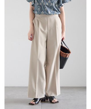 Te chichi 【雑誌掲載アイテム】ダブルクロスイージーワイドパンツ