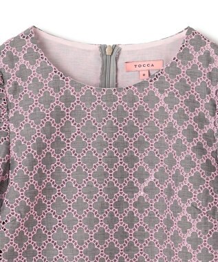 TOCCA 【消臭】CODE MESSAGE ブラウス グレー系7