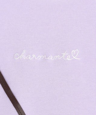 ANY KIDS アニマルポシェット 裏シャギー トレーナー ラベンダー×ネコ