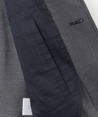 JOSEPH ABBOUD 【JAPANファブリック/軽量】ドライワッシャー ブルゾン ネイビー系