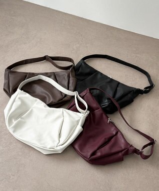 WEGO 【ユニセックス着用ITEM】タックポケットBIGショルダー ブラウン