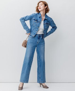 23区 S 【洗える】ニットリブ タンクトップ アイボリー系