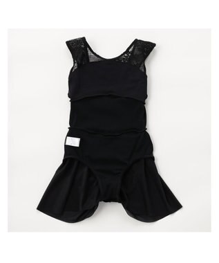 Chacott スカート付レオタード ブラック