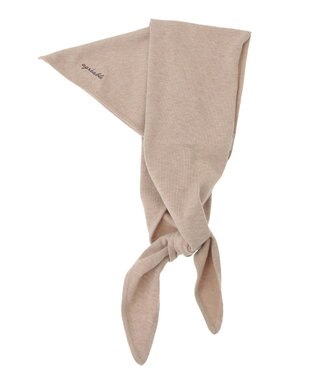 earth music&ecology 三角ニットストール Beige