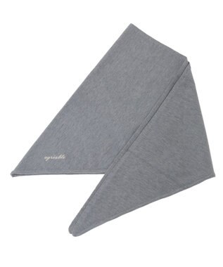 earth music&ecology 三角ニットストール Gray