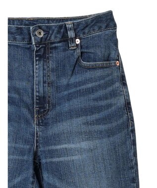 earth music&ecology テーパードデニムパンツ Light Indigo
