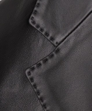 GOTAIRIKU 【シープレザー】テーラードジャケット ブラック系