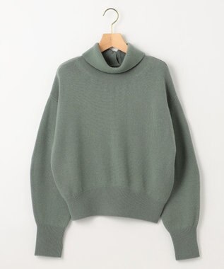 組曲 L 【2WAY・WEB限定】ウールカシミヤミックス ハイネックニット クリームカーキ系9