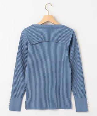 組曲 Elenaリブニット プルオーバー ブルー系