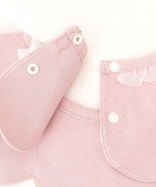 組曲 KIDS 【Fサイズ】チュールリボン スタイ ピンク系