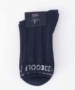23区GOLF 【WOMEN】レギュラーソックス ネイビー系