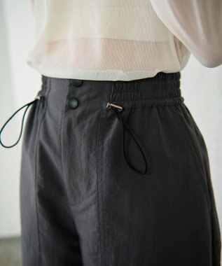 GRACE CONTINENTAL ライトイージーパンツ グレー