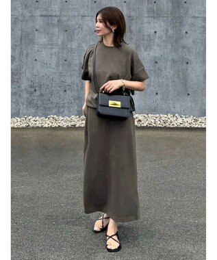 Green Parks 裾ドロストポンチプルオーバー Khaki