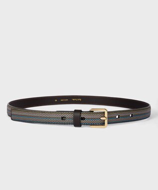 Paul Smith コーテッドキャンバス ベルト マルチカラー