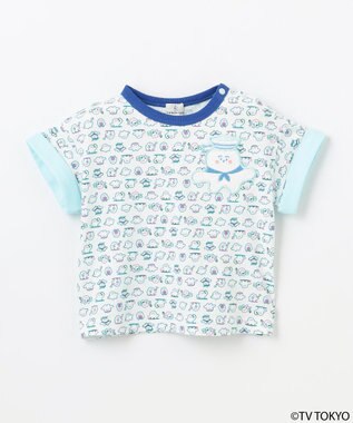 組曲 KIDS 【UVケア】【80-100㎝】シナぷしゅマリン Tシャツ オフホワイト