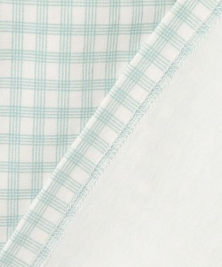 組曲 KIDS 【150-160㎝】シャーリングチェック トップス ミント系5