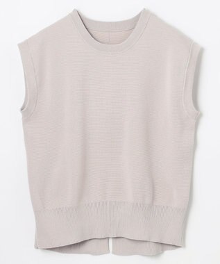 ANY フレンチスリーブニット ライトグレー