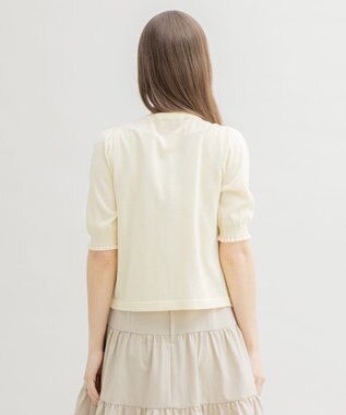 TOCCA 【洗える！】SWAN CREWNECK クルーネック カーディガン イエロー系