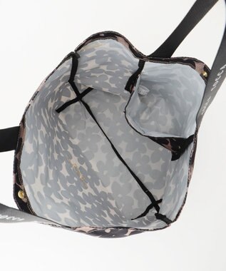 TOCCA 【WEB＆一部店舗限定・A4サイズ対応】DANCING TOCCA SUBBAG サブバッグ ベージュ×ブラック花柄