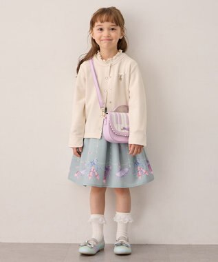 ANY KIDS 鍵盤モチーフ2WAYバッグ ラベンダー