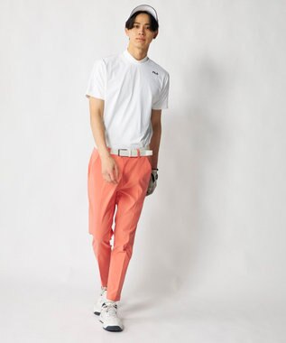 FILA GOLF／marie claire 【FILA GOLF】半袖モックネックシャツ オフホワイト
