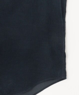 JOSEPH ABBOUD 【キングサイズ・ストレッチ】コーデュロイ シャツ ネイビー系