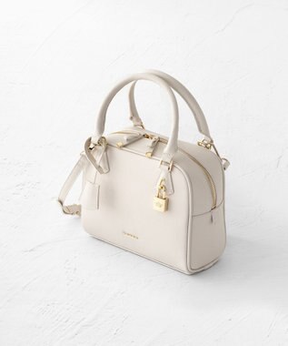 TOCCA HAPPY KEY MINI BOSTONBAG ミニ ボストンバッグ アイボリー系