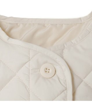 Mother garden しろたん キルティングジャケット ユニセックス 白～オフホワイト