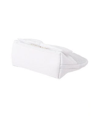 Maison de FLEUR ドットチュールラウンドポーチ Off White