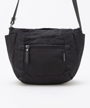 LA BAGAGERIE 【MONICA】ラウンドショルダーバッグ ブラック