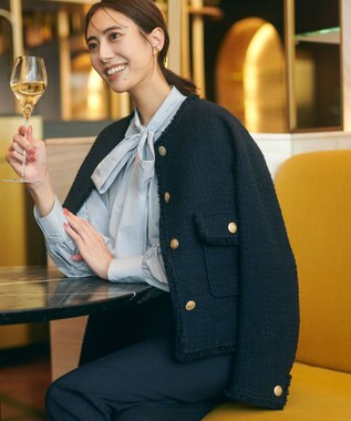 23区 アコヤパール イヤーカフ ゴールド系