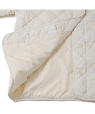 Mother garden しろたん キルティングジャケット ユニセックス 白～オフホワイト