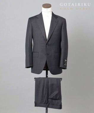 GOTAIRIKU GOLD LABEL/WEB&一部店舗限定【DORMEUIL/ドーメル】インペリアルジェイド 通年スーツ(グレー)