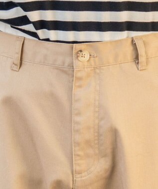 WEGO 【ユニセックス着用ITEM/ウエストゴム/手洗い可】チノイージーワイドパンツ ベージュ