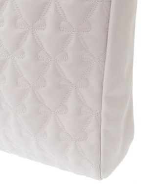 Maison de FLEUR リボンキルティングキャリーオントート Light Pink