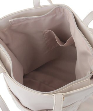 Maison de FLEUR リボンキルティングキャリーオントート Light Pink