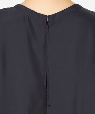 NAVE 【ReNAVE・セットアップ可/洗える/UVケア/接触冷感】フィブリルシャンブレーワンピース ブラック系