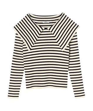 earth music&ecology ＢＩＧカラーニットプルオーバー Border