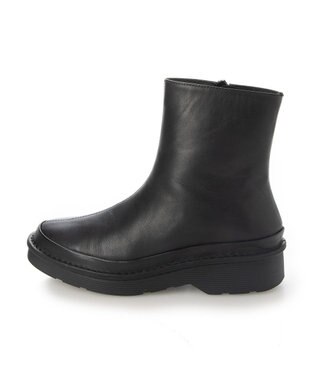 ing <ing PLUS>【WEB限定】【3E】厚底ショートブーツ ブラック