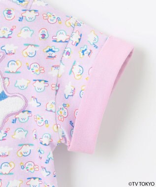 組曲 KIDS 【UVケア】【80-100㎝】シナぷしゅマリン Tシャツ ラベンダー