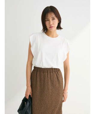 Green Parks ・ＳＵＧＡＲ　ＳＰＯＯＮ【ＣＯＯＬ】フレンチスリーブＴＥＥ Off White