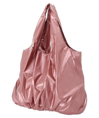 Green Parks ａｎｄｍｉｋｋａ　ドロストバルーンメタリックトート Pink