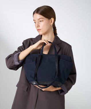 Y'SACCS 【Y'SACCS Gene Line】ロット トートバッグ  Small ネイビー