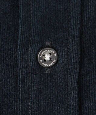 JOSEPH ABBOUD 【キングサイズ・ストレッチ】コーデュロイ シャツ ネイビー系