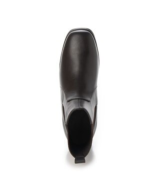 ing <ing>【WEB限定】【サスティナブルシリーズ】サイドゴアショートブーツ ダークブラウン