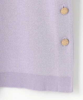 J.PRESS LADIES L 【洗える】COTTON ACETATE クルーネック ニット ラベンダー系