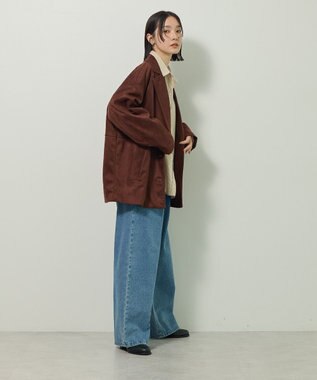 Green Parks フェイクレザージャケット Brown